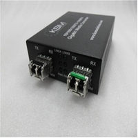 LC 1.25G SFP 850nm/1550nm 0.55K to 60K Single Mode Fibre Ethernet Media Converter