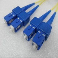 Single Mode SC to SC Duplex OS2 9/125um Fibre Optic Patch Cord