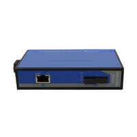 POE Industrial Fibre Media Converter Multimode SC 1000Mbps