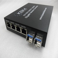 LC 1.25G SFP 1550nm/1310nm 20K Bidirection Single Mode Fibre Ethernet Switch