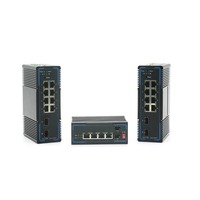 Industrial Grade Layer 2 Managed Switch 4 Port Ethernet to 2 Port Fibre 1Gbps