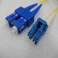 Single Mode LC to SC Duplex OS2 9/125um Fibre Optic Patch Cord