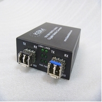 LC 1.25G SFP 850nm/1310nm 0.55K to 20K Single Mode Fibre Ethernet Media Converter