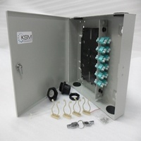 Fibre Wall Mount Unit 24 Port LC Quad OM3 Multimode