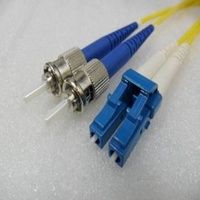 Single Mode LC to ST Duplex OS2 9/125um Fibre Optic Patch Cord