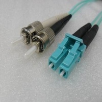 Multimode LC to ST Duplex OM3 10G 50/125um Fibre Optic Cable