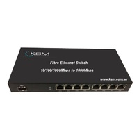 Fibre Ethernet Switch 1 Port Fibre SFP Slot to 8 Port 10/100/1000base-T
