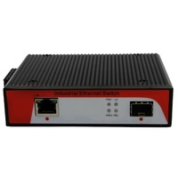 POE Industrial Fibre Media Converter Multimode LC 1000Mbps