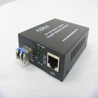 LC 1.25G SFP 1310nm 40K Single Mode Fibre Ethernet Media Converter