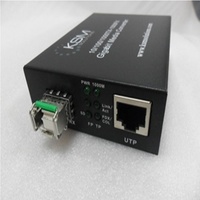 LC 1.25G SFP 1310nm/1550nm 40K Bidirection Single Mode Fibre Ethernet Converter 
