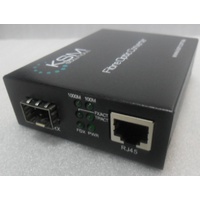 Fibre Ethernet Media Converter 1 Port Fibre SFP Slot to 1 Port RJ45 10/100/1000base-T