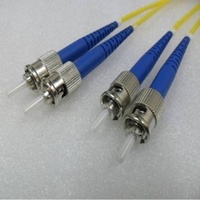 Single Mode ST to ST Duplex OS2 9/125um Fibre Optic Patch Cord