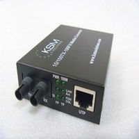 ST 1G 850nm 0.55K Multimode Fibre Ethernet Media Converter