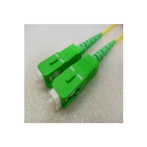 Single Mode Angled SCA to SCA (APC) Simplex OS2 8.3/125um Fibre Optic Patch Cord Length 1mtr