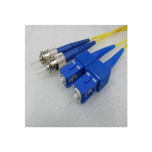 Single Mode SC to ST Duplex OS2 9/125um Fibre Optic Patch Cord Length 1mtr