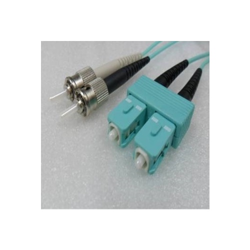 Multimode SC to ST Duplex OM3 10G 50/125um Fibre Optic Patch Cord Length 2Mtr