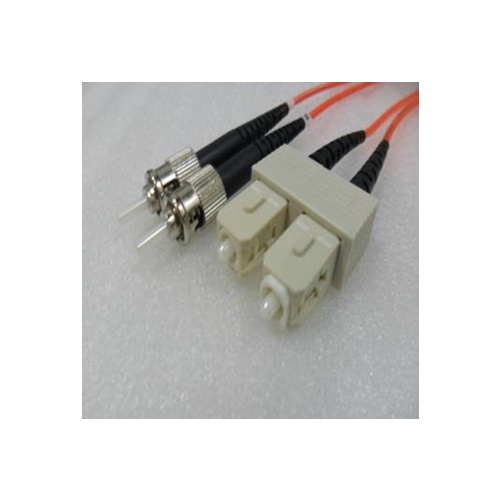 Duplex Multimode SC ST OM1 1G 62.5/125um Fibre Optic Patch Cord  1Mtr