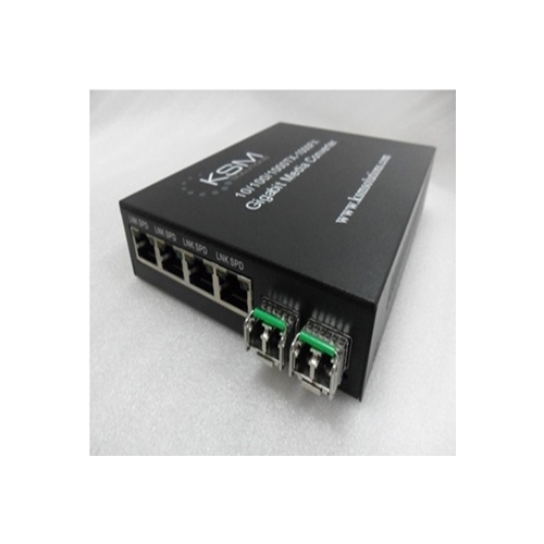LC 1.25G SFP 1550nm 80K Single Mode Ethernet Fibre Switch