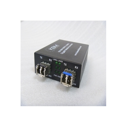 LC 1.25G SFP 850nm/1310nm 0.55K to 20K Single Mode Fibre Ethernet Media Converter