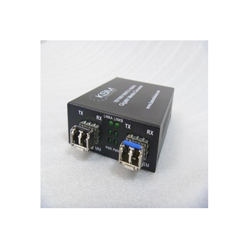 LC 1.25G SFP 850nm/1310nm 0.55K to 40K Single Mode Fibre Ethernet Media Converter