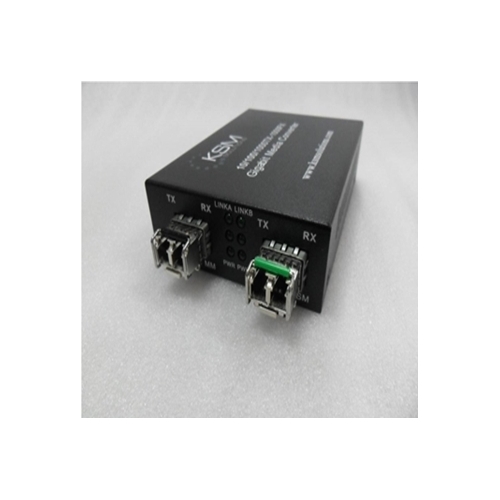 LC 1.25G SFP 850nm/1550nm 0.55K to 80K Single Mode Fibre Ethernet Media Converter