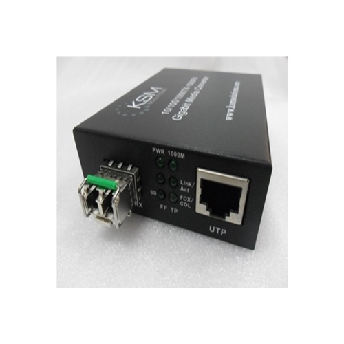 LC 1.25G SFP 1550nm 80K Single Mode Fibre Ethernet Media Converter