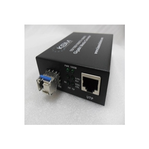 LC 1.25G SFP 1310nm/1550nm 20K Bidirection Single Mode Fibre Ethernet Converter