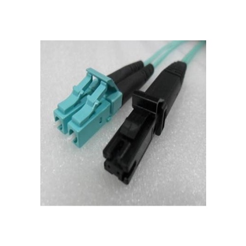 Multimode Duplex MTRJ to LC OM3 10G 50/125um Fibre optic Patch Cord 1mtr