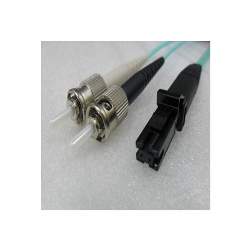 Multimode MTRJ to ST Duplex OM3 10G 50/125um Fibre Optic Patch Cord Length 1mtr