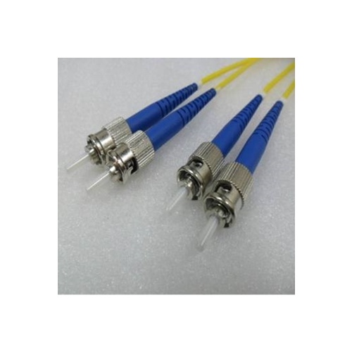 Single Mode ST to ST Duplex OS2 9/125um Fibre Optic Patch Cord Length 1Mtr